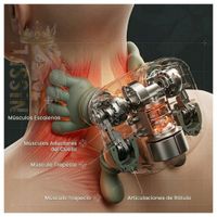 MASAJEADOR DE CUELLO RECARGABLE EN FORMA DE MANITOS PREMIUN
