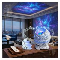 LAMPARA PARLANTE GALAXIA DISEÑO HUEVO DE DINOSAURIO CON BLUETOOTH