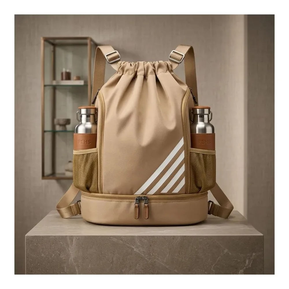 MOCHILA DEPORTIVA UNISEX NEGRO
