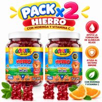 PACK 2 GOMITAS HIERRO PARA NIÑOS SOTTCOR LABS 150 UNIDADES