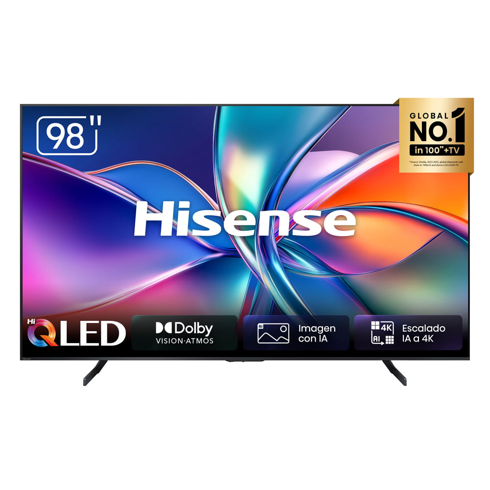 Televisor Smart Hisense 98pulgadas UHD 4K Hi-QLED Google TV 98Q6QG