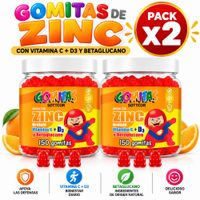 PACK 2 GOMITAS ZINC OROTATE NIÑOS 300 GOMITAS SOTTCOR LABS