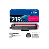 TONER BROTHER TN-219XL PARA L3560, L3760, L3280, 2300 PAGINAS, MAGENTA