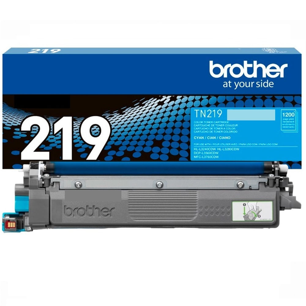 TONER BROTHER TN-219XL PARA L3560, L3760, L3280, 2300 PAGINAS, CYAN