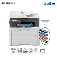 Multifuncional Brother DCP-L3560CDW Color LED WiFi Dúplex