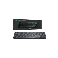 TECLADO LOGITECH MX KEYS S ILLUMINATED WIRELESS BLUETOOTH BLACK