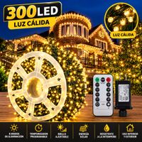 Luces Navideñas Lineal Empavonado 50 Metros