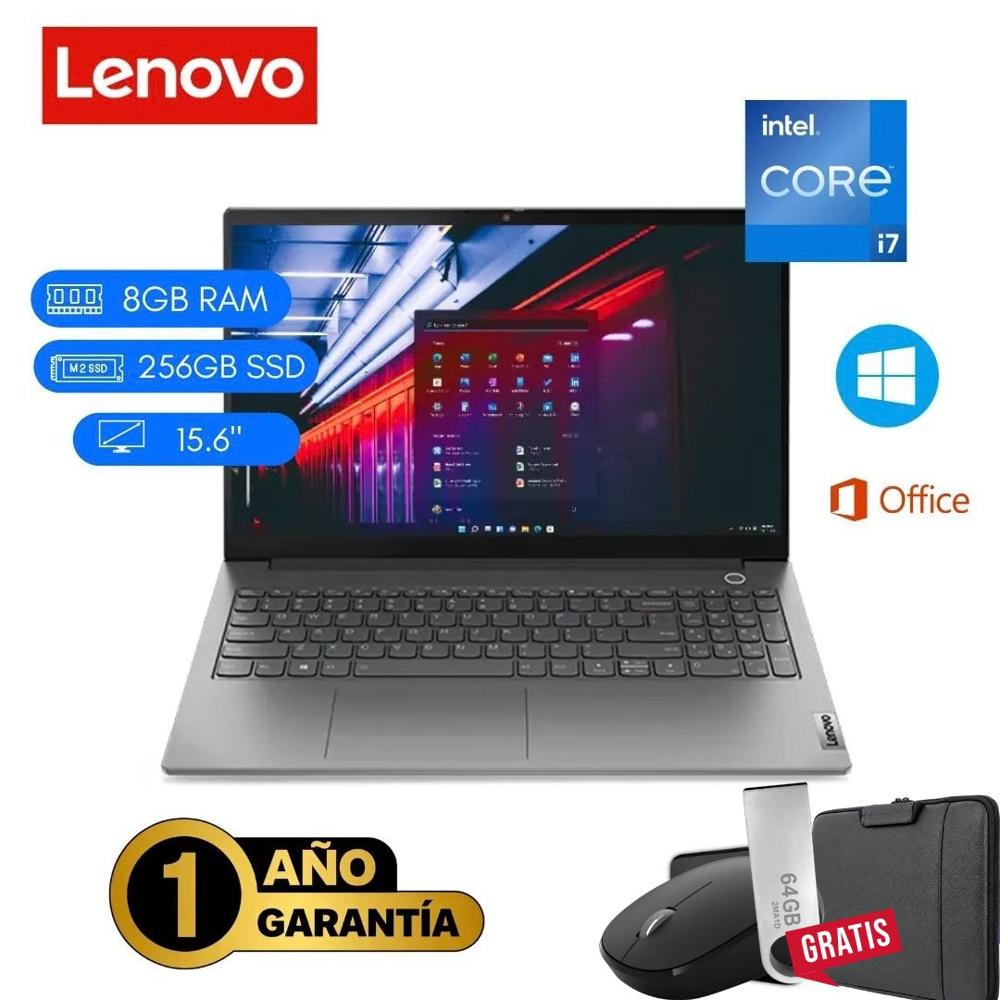 LAPTOP REACONDICIONADA LENOVO THINKBOOK 15 G2 ITL CORE I7 11VA 8GB RAM 256GB SSD 15.6 PULGADAS COMBO
