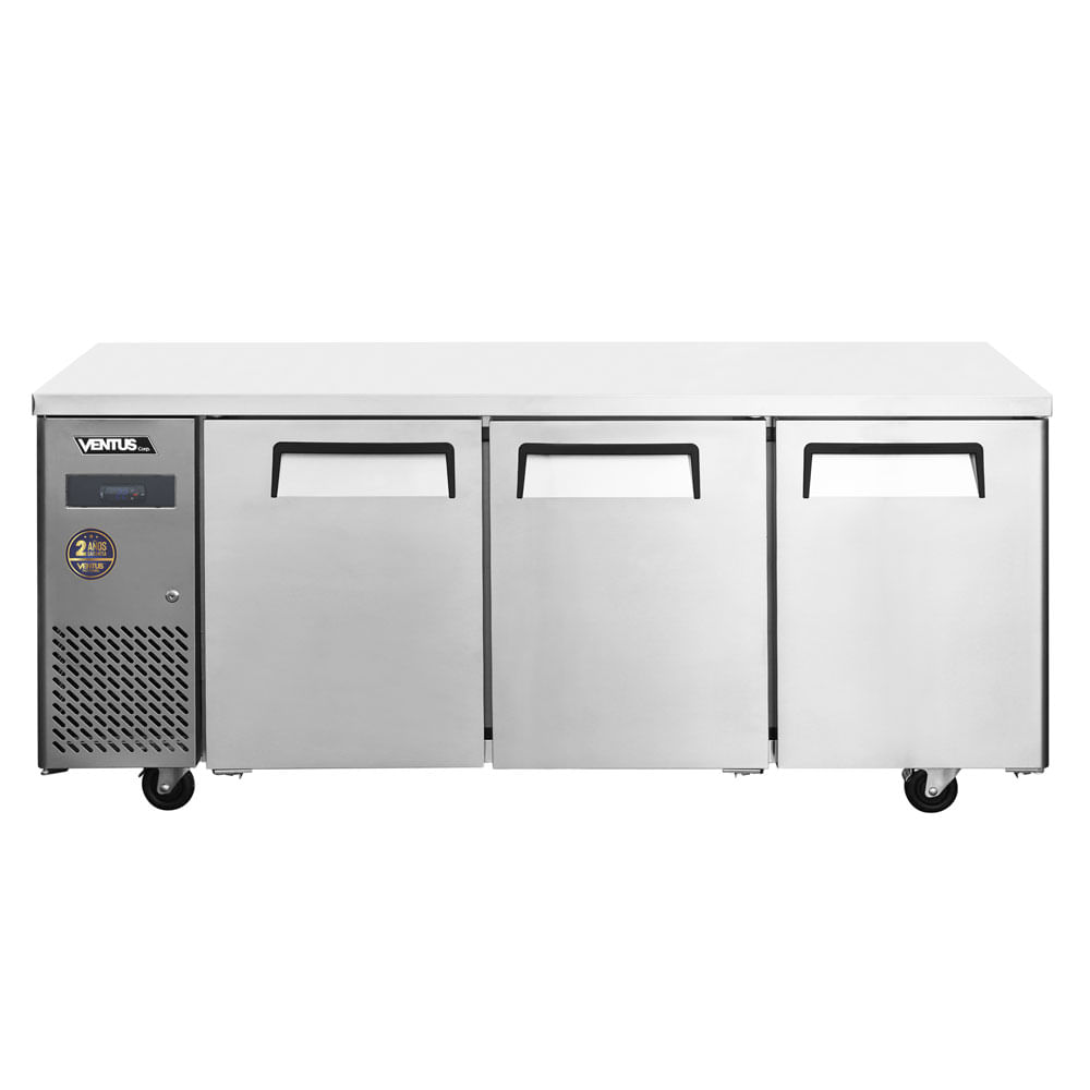 Mesa Freezer Acerada 3 puertas 420L VMF3PS-480