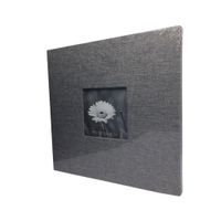 Album de Lino (Gris) con ventana para 200 fotos 10x15