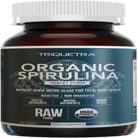 Tabletas de Espirulina Orgánica 360 Tabletas