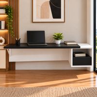 Escritorio para Pared Gaelia Ventitas Home Negro y Blanco