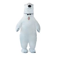 Disfraz Inflable Oso Polar para Adulto