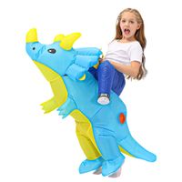 Disfraz Inflable Triceratops Montable para Niño