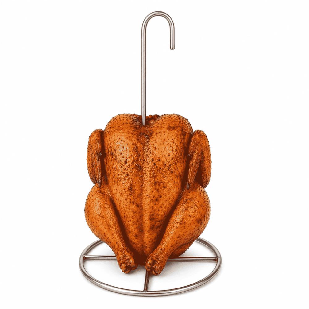 Gancho Inoxidable para Pollo Sentado Accesorio Parrillero