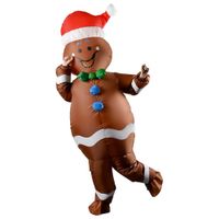 Disfraz Inflable Galleta de Navidad para Adulto