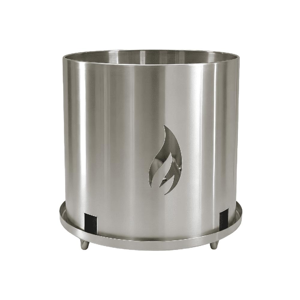 Carbonera Cilíndrica de Acero Inoxidable Universal Grill