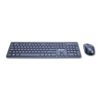 Kit Teclado y Mouse Inalámbrico Teros TE-5013S Negro