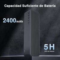 Parlante Bluetooth Portátil BOC250 20W Potente Sonido Estéreo Graves Intensos