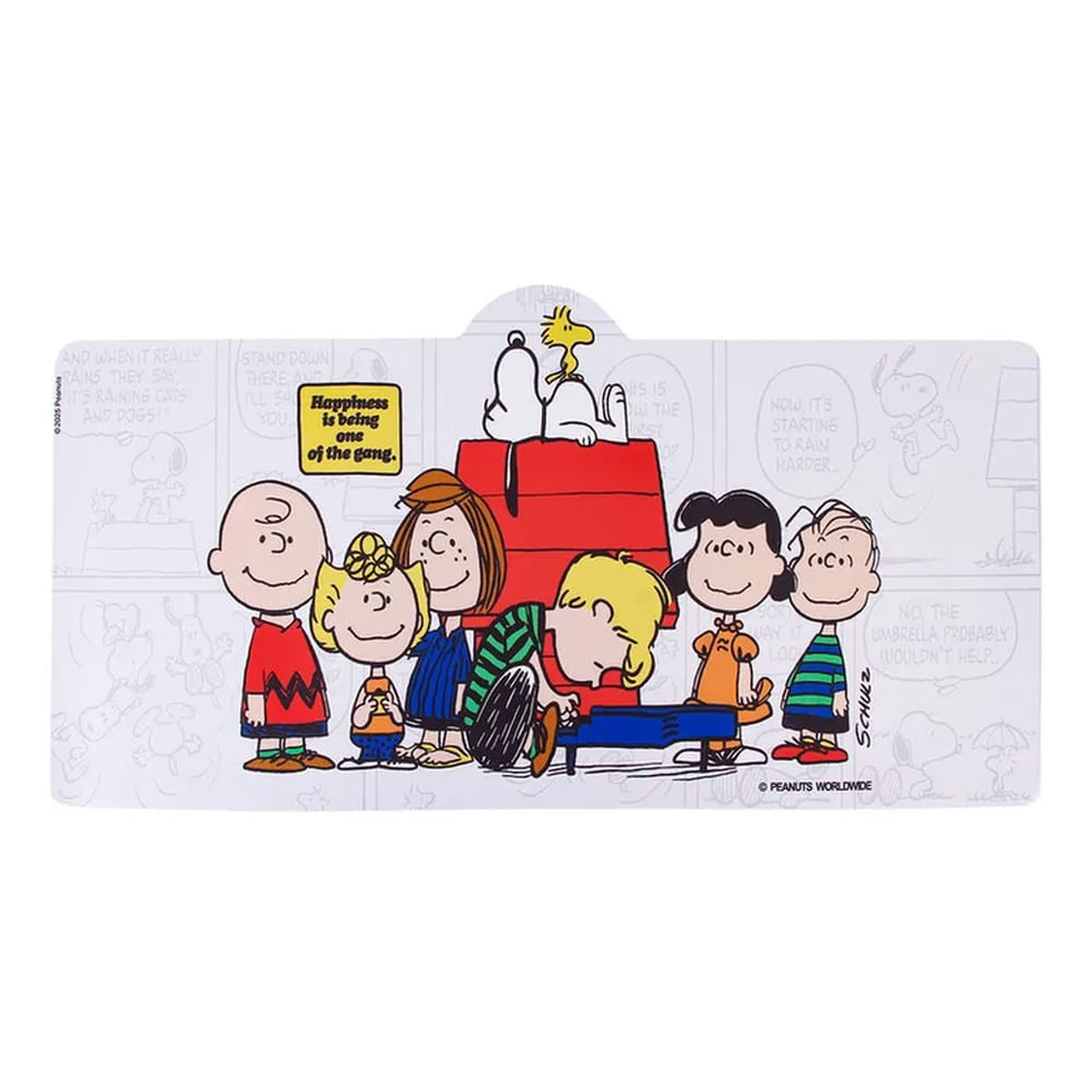 Mouse Pad Desk Snoopy Gris