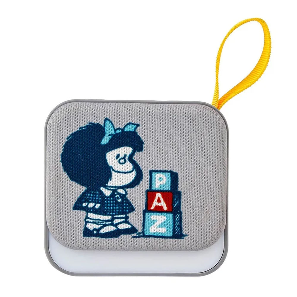 PARLANTE MAFALDA GRIS CON LUCES