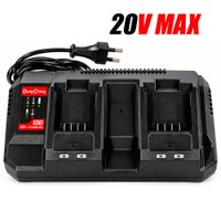 Cargador Bateria Doble Rápido Dongcheng FFCL2040-2 20V 4Ah Dual
