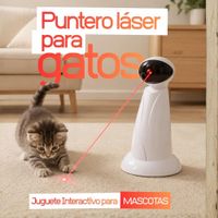 Juguete Puntero Láser Automático para Gatos 360 Interactivo para Mascotas