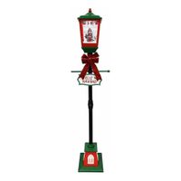 Farol Navideño Musical Con Luces Y Efecto De Nieve