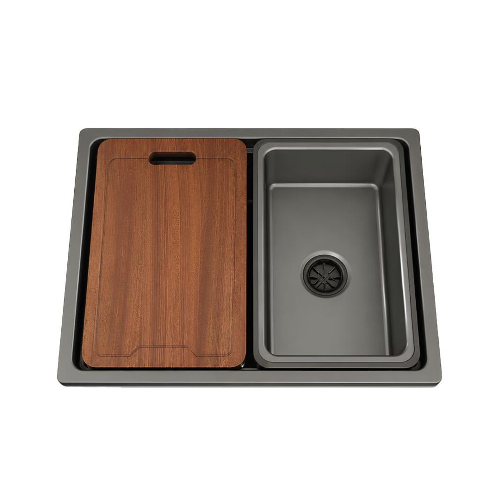 Lavadero de Cocina de Acero Inoxidable Plomo