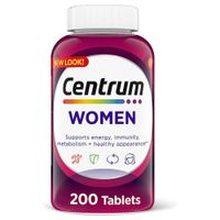 Centrum Multivitaminico para mujeres 18 años a mas 200 tabletas