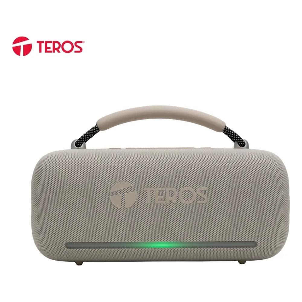 Parlante Bluetooth Portátil Teros Vibe VB-6049W 60W Luces RGB Blanco