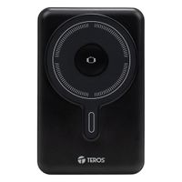 Powerbank Teros TE-7060N 10000 mAh 22.5W Carga Inalámbrica Magnética Negro
