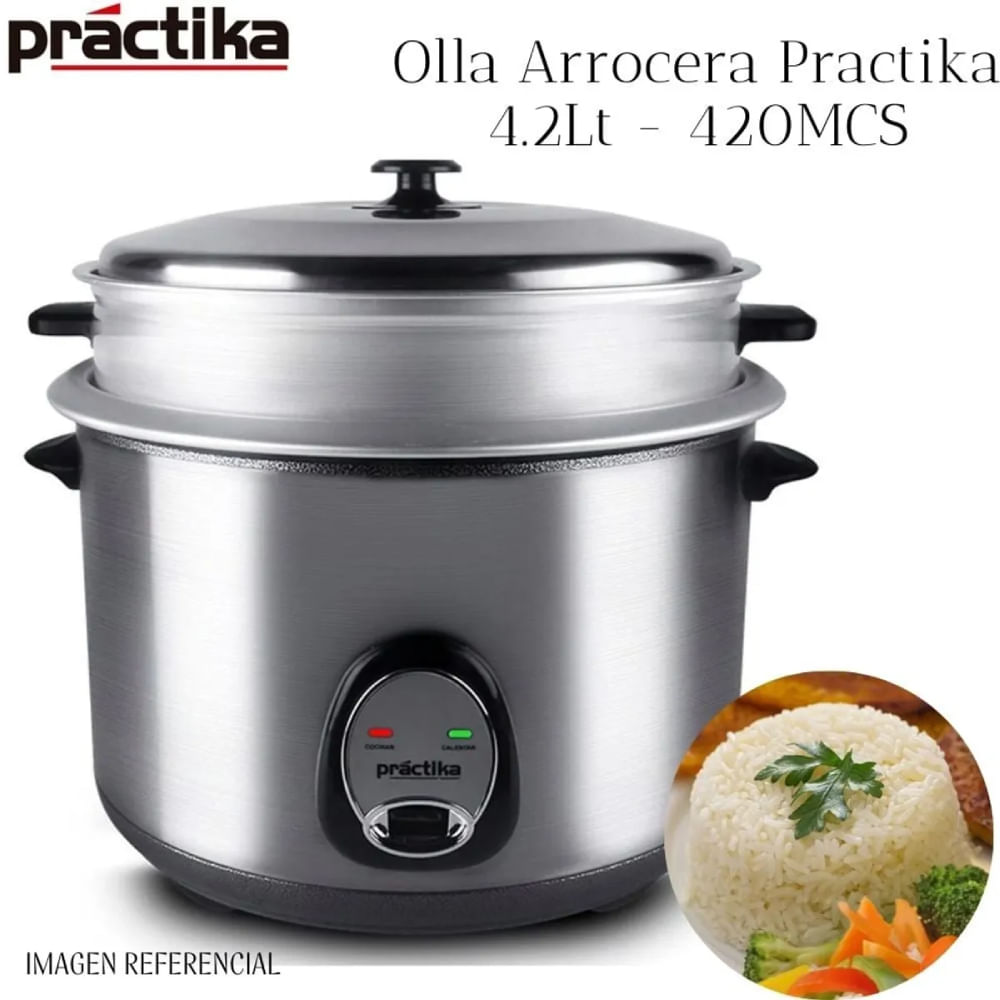 Olla Arrocera Practika de 4.2 Lt con Vaporera 420-MCS