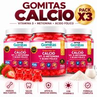 PACK 3 GOMITAS CALCIO PARA ADULTOS 450 GOMITAS SOTTCOR LABS