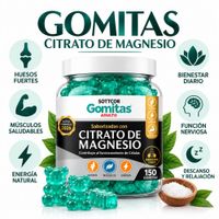 GOMITAS CITRATO DE MAGNESIO PARA ADULTOS 150 GOMITAS SOTTCOR LABS