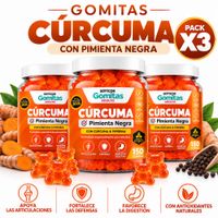 PACK 3 GOMITAS CÚRCUMA 450 GOMITAS SOTTCOR LABS