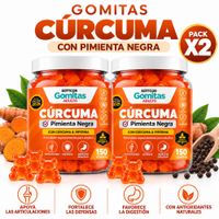 PACK 2 GOMITAS CÚRCUMA PARA ADULTOS 300 GOMITAS SOTTCOR LABS