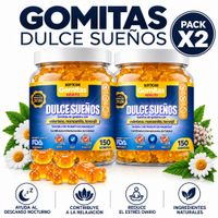 PACK 2 GOMITAS DULCES SUEÑOS PARA ADULTOS 300 GOMITAS SOTTCOR LABS
