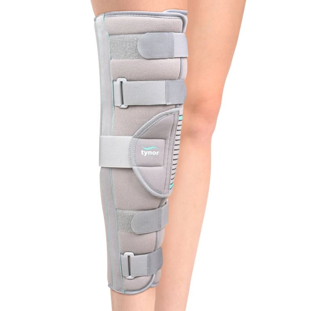 Inmovilizador de Rodilla de 19"" máxima rigidez grado médico Talla L TYNOR D11
