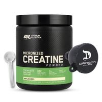 Creatina Optimum Nutrition 300 G - Creatina Monohidratada ON + Embudo Dragon Pharma + Scoop