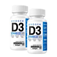 PACK X 02 - Vitamina D3 EVOGEN 5000 IU - 60 Capsulas