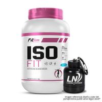 Iso Fit 1.1 kg Proteina Isolatada Fitfem - Chocolate + Portaproteina