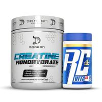 Vita XS Multivitamínico Ronnie Coleman - 120 Tabletas + Creatina Dragon Pharma 300 g - Micronizada