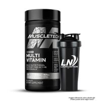 Platinum Multivitaminico Muscletech - 90 Tabletas + Shaker