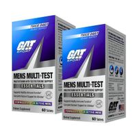 PACK X 02 - Multivitaminico Mens Multi Test GAT SPORT - 60 Tabletas