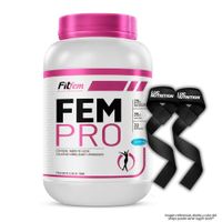 Proteína Fem Pro 1.1 KG - Vainilla + Straps
