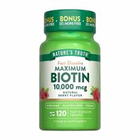 Biotina Nature's Truth 10000 mcg - 120 Tabletas