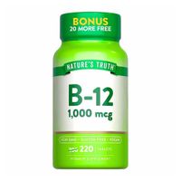 Vitamina B12 Nature's Truth 1000 mcg - 220 Tabletas