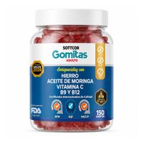 Gomitas de Hierro con Aceite de Moringa para Adulto 150 Gomitas - Hierro Sottcor Labs