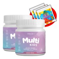 PACK X 02 - MULTI KIDS TMX Wellness Gomitas Multivitaminicas para Niños 70 Gomitas + 3 Muestras KIDS